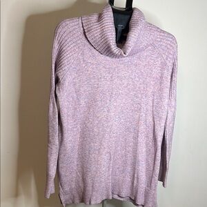 89th & Madison Soft Pink Cowl Neck Sweater
